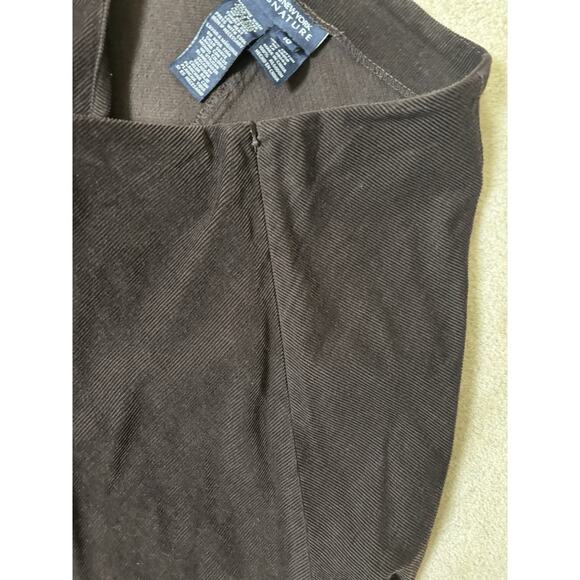 Jones NY Brown Micro Corduroy A Line Skirt 16 - Picture 6 of 6